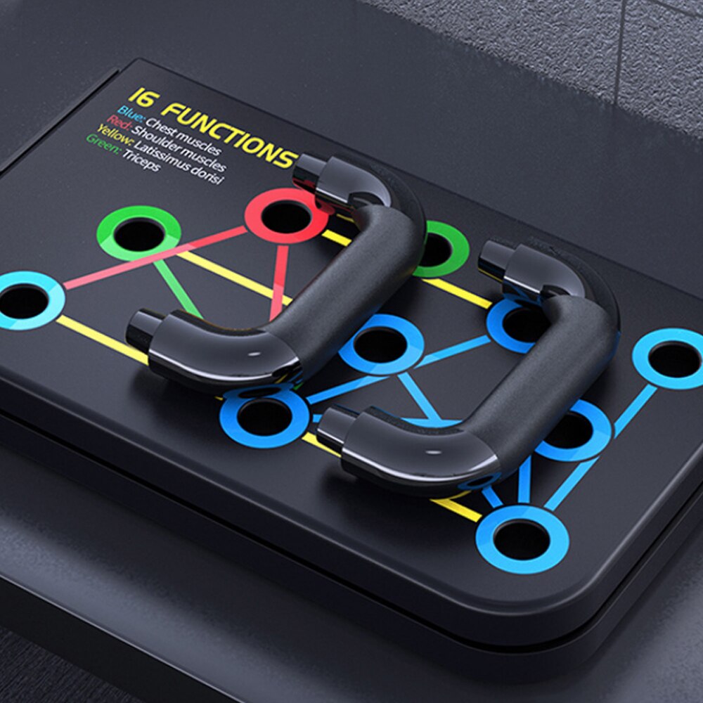 Push-Up Stand Home Gym Fitness Push-Up Stands Bodybuilding Oefening Draagbare Vouwen Push-Up Board Buik spier Training