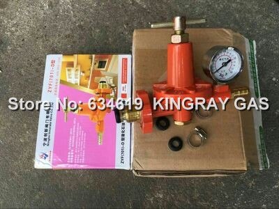 medium pressure gas relief valve with display meter gas middle pressure reducing valve external screw valve