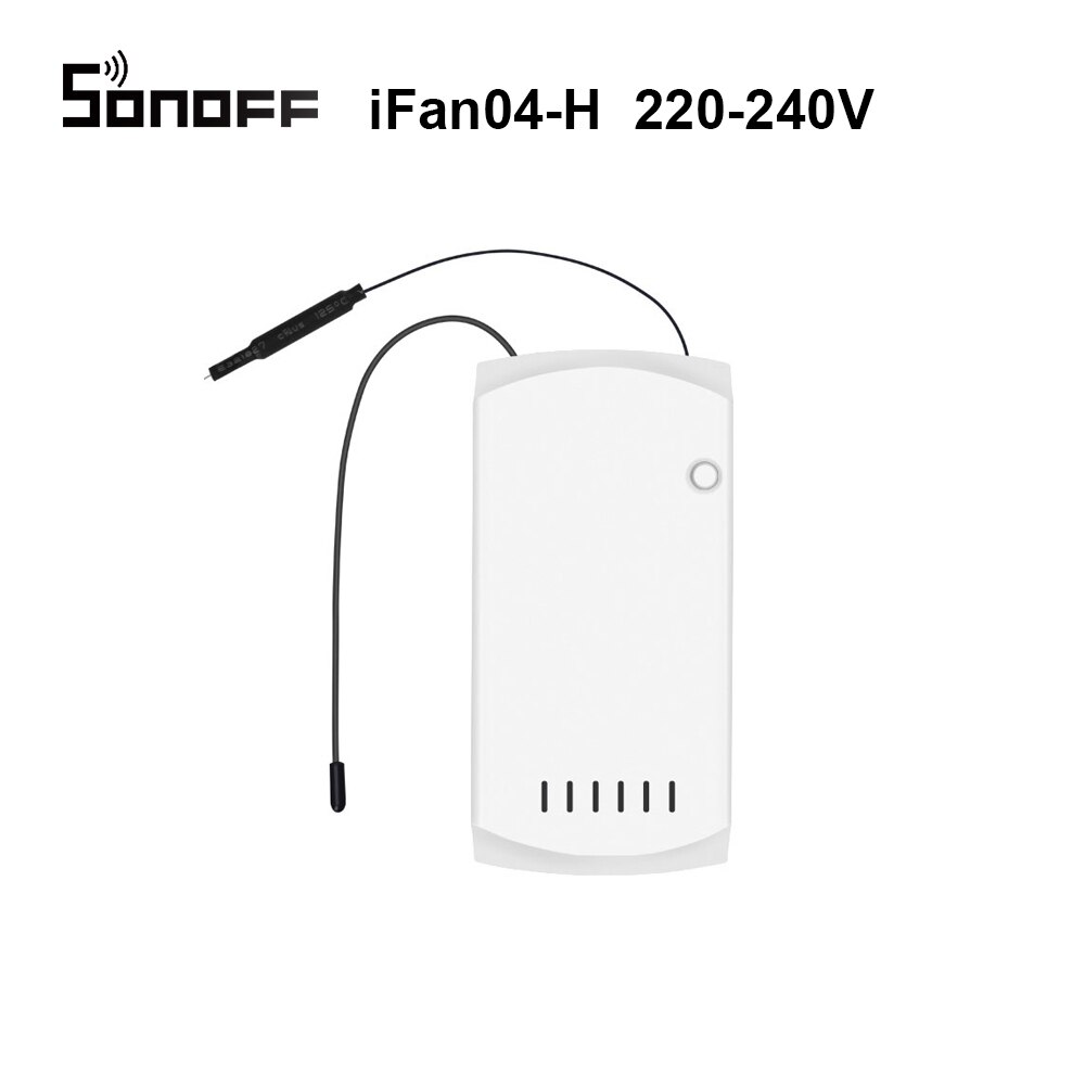 Sonoff ifan 04 l/ h wifi takvifte og lysbryter kontroller støtte 433 mhz rf fjernkontroll smart hjem via alexa google hjem: Sonoff ifan 04- h