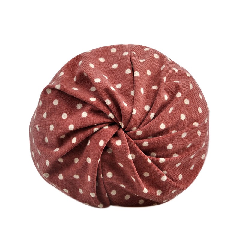 Neck Warm Sleep Yoga Headwear Hat Scarf Dot Print Casual Style Sun