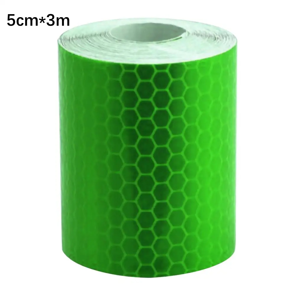 3M/1M Auto Reflektierende Band Auto Sicherheit Warnung Aufkleber Reflektor Schutz Band Streifen Film für Lkw Auto motorrad Aufkleber: MULTI
