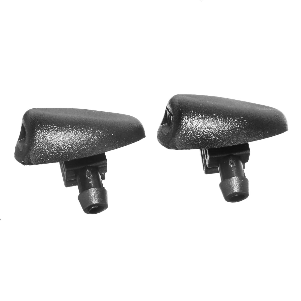 2 Stuks Ruitensproeier Nozzles Voor Peugeot | Voor 106, 205, 206, 306, 506 | Zwart Kunststof