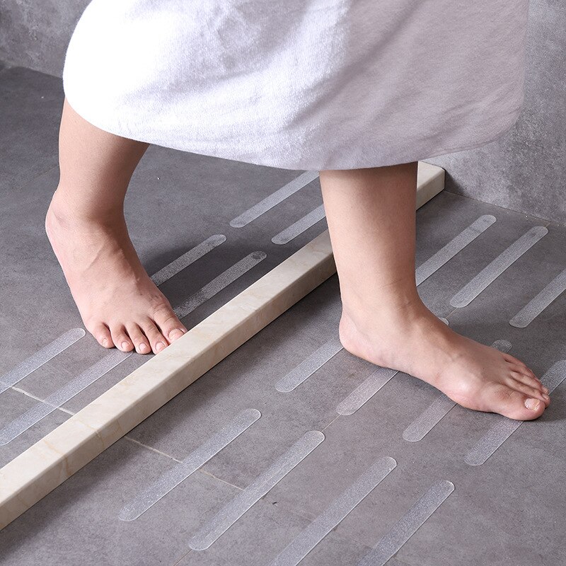 3/6/12PCs Anti-Slip Strips Shower Stickers Bath Safety Strips Bathtubs Showers Stairs Floors Transparent Non Slip Strip Stickers