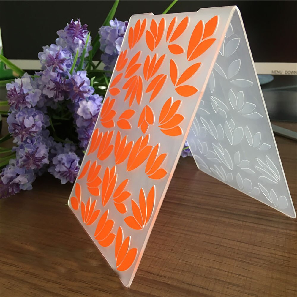 DIY Leaf Shaped Embossing Template Embossing Folders For Scrapbooking Album Art Printing Decoration
