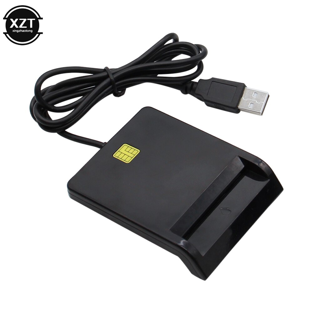 X01 Usb Smart Card Reader Voor Bankkaart Ic/Id Emv Kaartlezer Voor Windows 7 8 10 Linux os USB-CCID Iso 7816 Voor Bank Belasting Terugkeer: Default Title