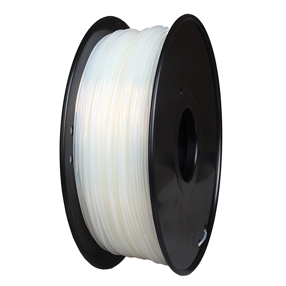 LERDGE 3D Drucker Filament Nylon 1,75mm 1KG Spule Zähigkeit Material transparent Einfarbig Weiß Pa Liefert Schwarz Verbrauchs