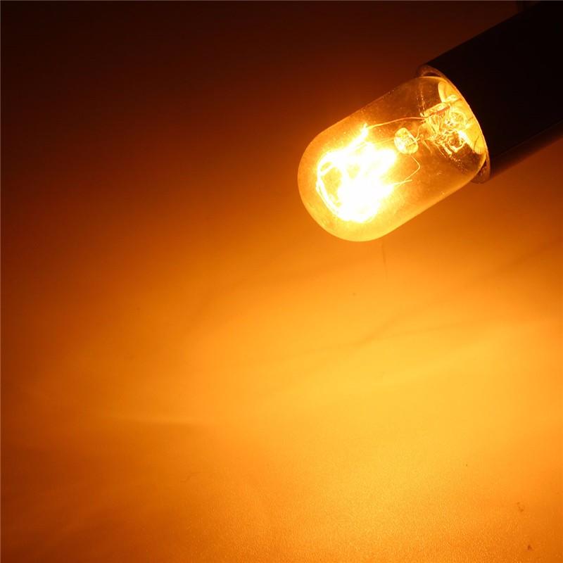 Ampoule LED en verre à incandescence E12, 15W/25W 120V 220V, 8 pièces/lot, lampe pour réfrigérateur, four à sel, décoration de la maison