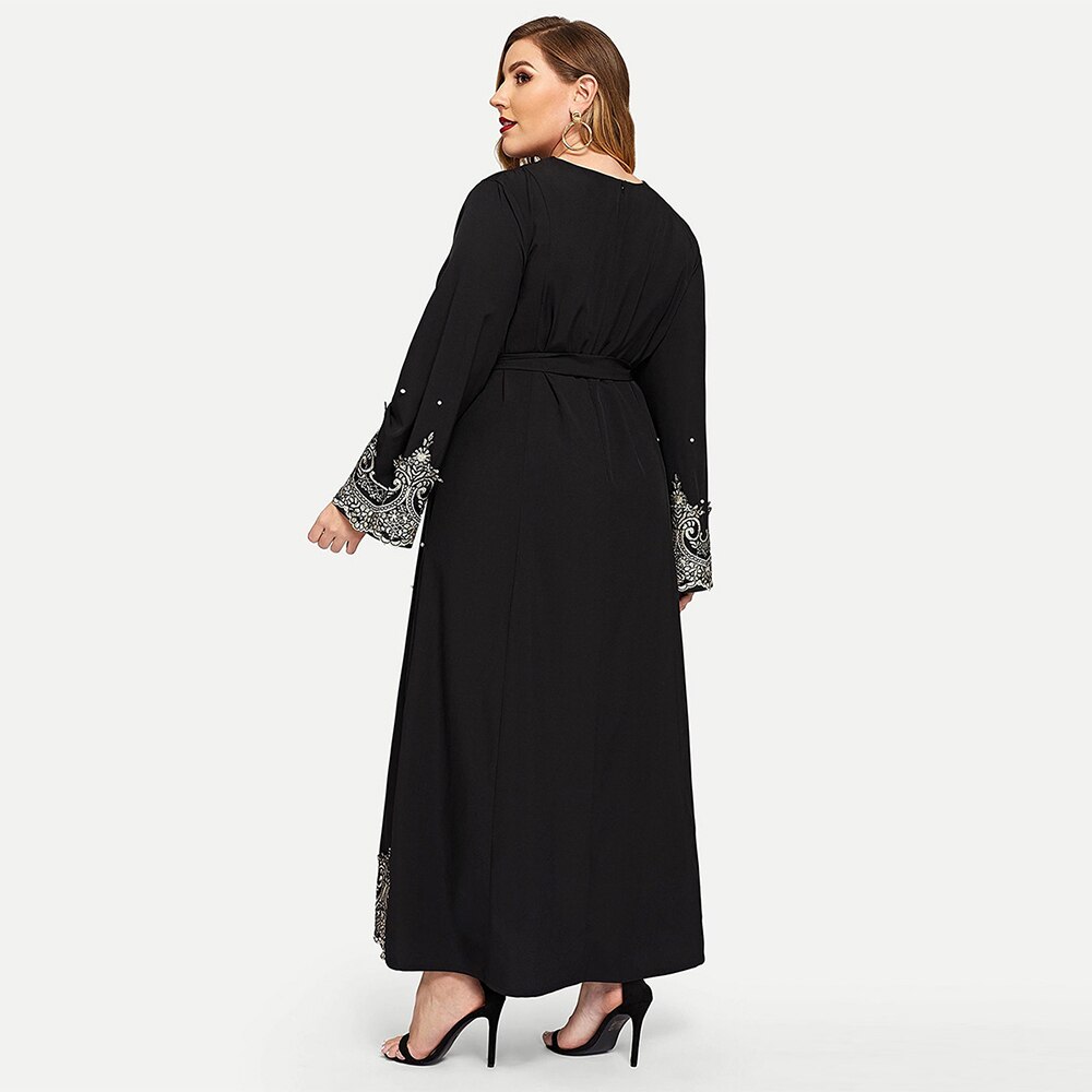 Ramadan dubai abaya hijab muslimsk maxi kjole tyrkiske kjoler islamisk tøj abayas til kvinder kaftan caftan gamis muslim wanita