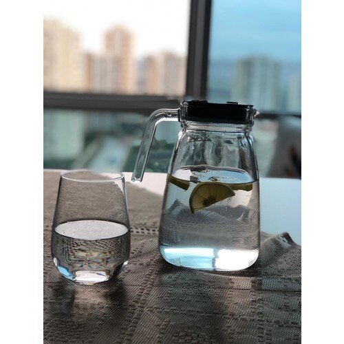 Pasabahce Carre Grijs 1.8lt Jug