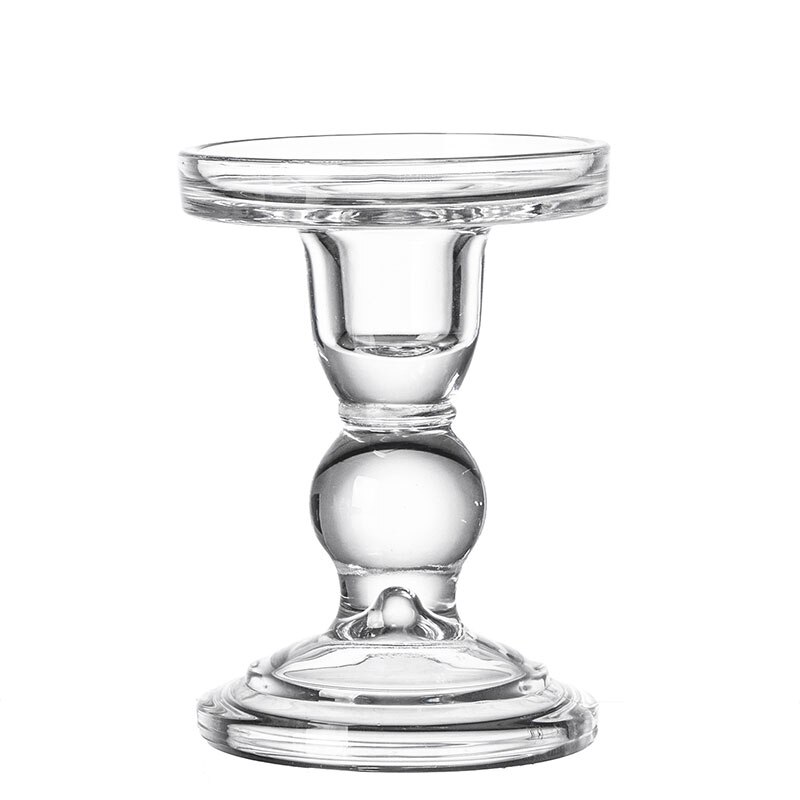 3.46/4.52/5.51 In Glas Kaars Houder Glas Kandelaar Pijler Kaars Staan Kandelaar Bruiloft Kandelaar Theelichthouder