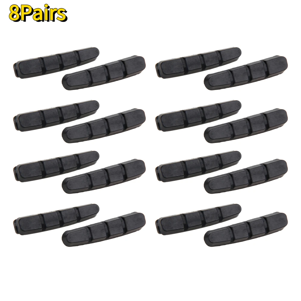 1-10 Paar Racefiets Remblokken Schoenen Voor Lichtmetalen Velgen Dura Ace Ultegra 105 Cartridge Fiets Remblokken Fietsremgereedschap Onderdeel: Goud