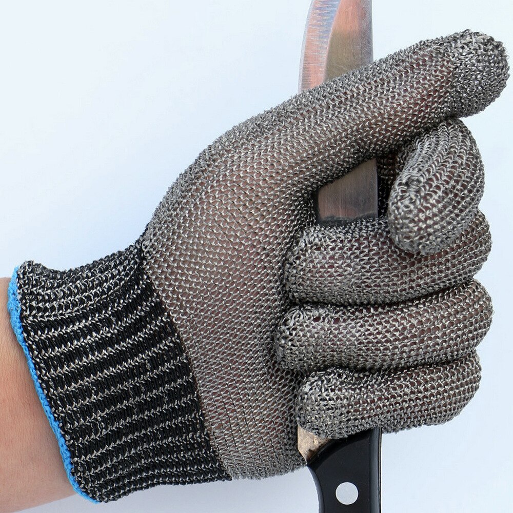 6 Sizes stainless steel anti cut gloves food processing Glass cutting guantes corte Wearable Does not rust cut proof gloves