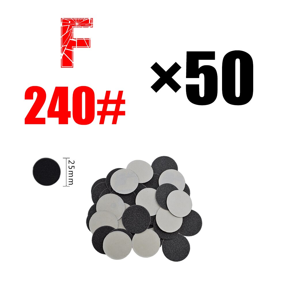 Edelstahl-Schleifpapier, 15 mm, 20 mm, 25 mm, Metallscheibe, Pediküre, rotierender Grat, Füße, Feile, Hornhaut, Schleifpapier, Nagelbohrer: Himmel Blau