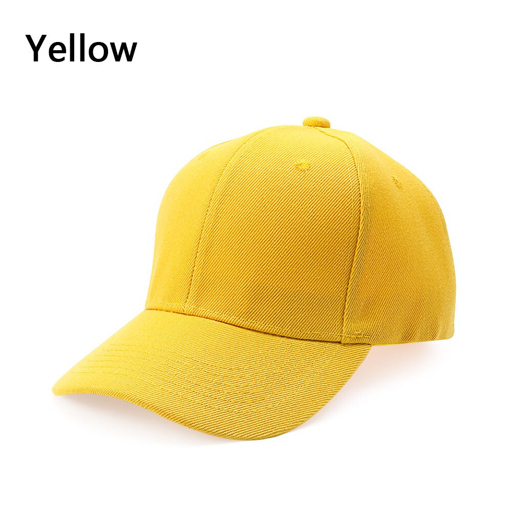 Unisex verstelbare zonnehoed met klep, top, luchtkappen voor mannen, dames, golfzonnekleppen, hardloophoed, zomerzonbeschermingshoeden: Geel