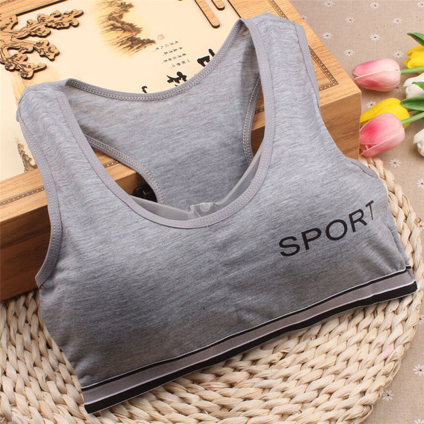 Intimo per bambina intimo reggiseno gilet intimo per bambini intimo sportivo abbigliamento periodo di sviluppo per bambini gilet intimo sportivo