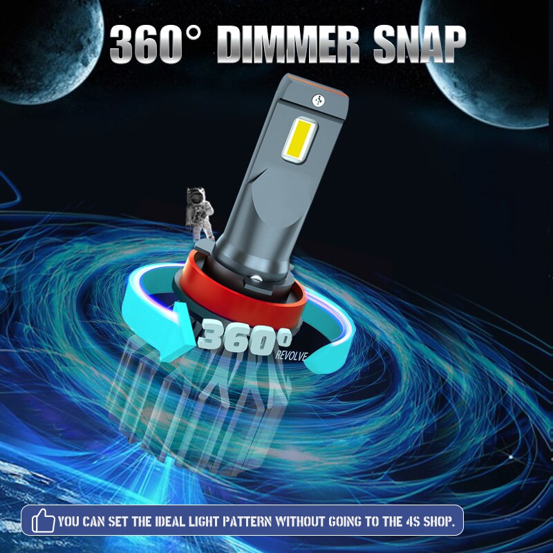 Led H1 Autolichten Canbus Koplampen 12V Lampen 300% Helderheid Verbeteren Spotlight Geïntegreerd Langere Levensduur Met Smart Decodering