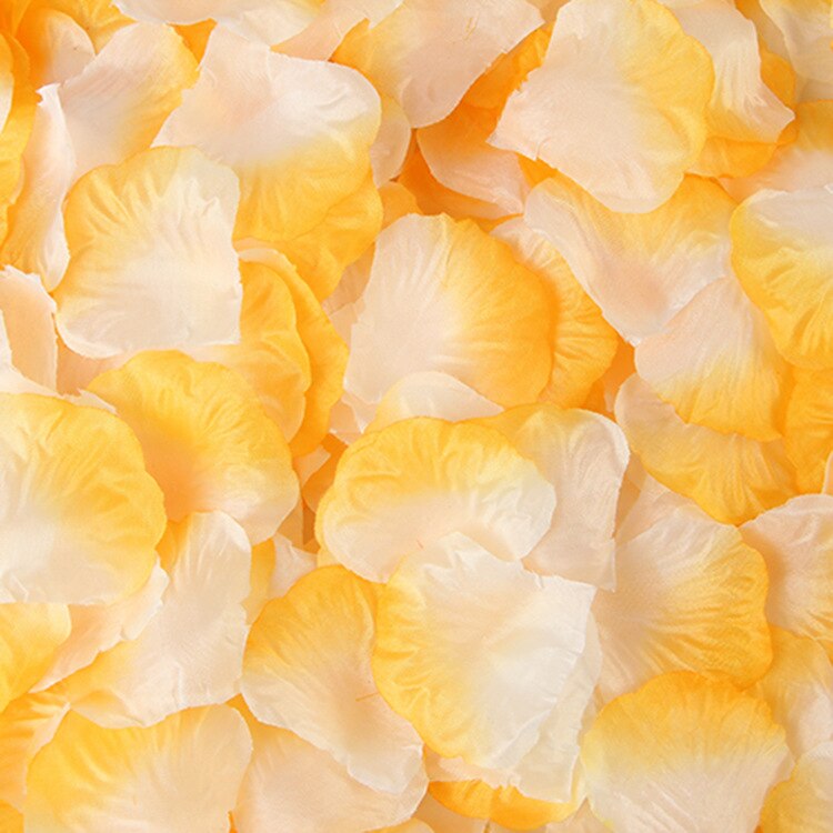 MOLANS 500pcs 5*5cm Silk Imitation Rose Petals for Wedding Decoration Muti-color Fabric Flower for Proposal Arrangement Ornament: 26