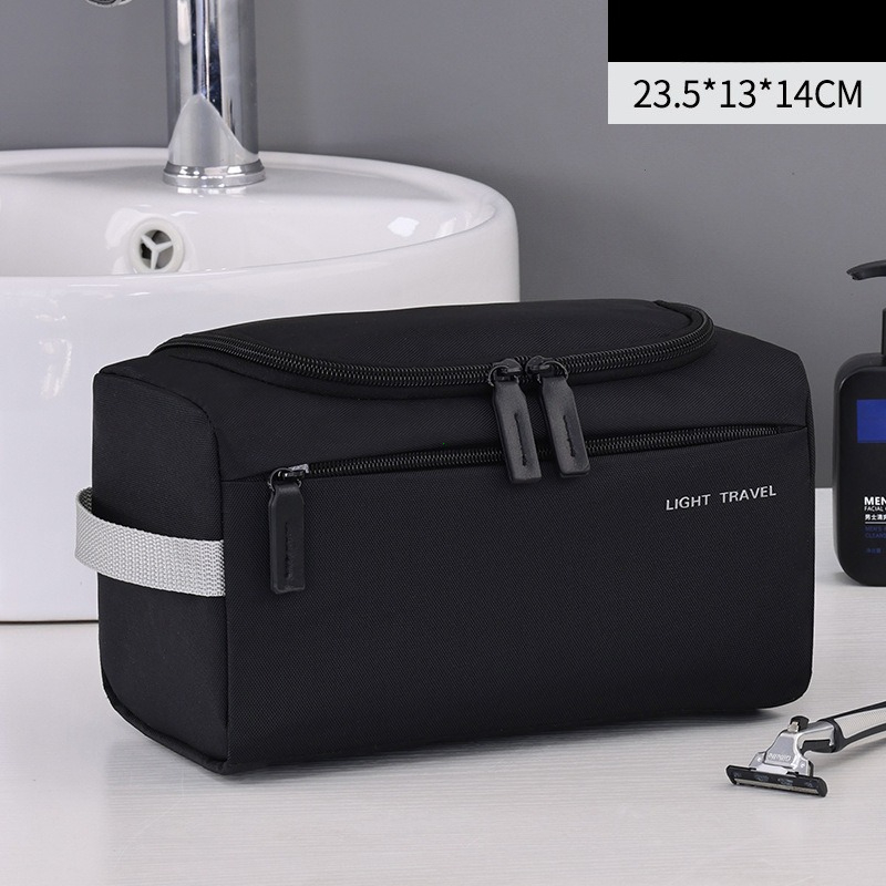 3-in-1 Travel Toiletry Bag for Men Oxford Toiletry Organizer Dopp Kit Water-resistant Shaving Bag Cosmetic Bag Makeup Organizer: Pink