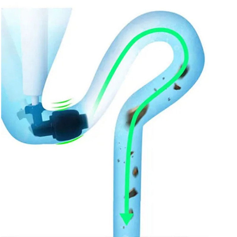 Unblocking Pipe Plunger Unblocker High Pressure Plunger Toilet Plunger Unclog Sink Powerful Manual Sink Plunger For Sewer Drain