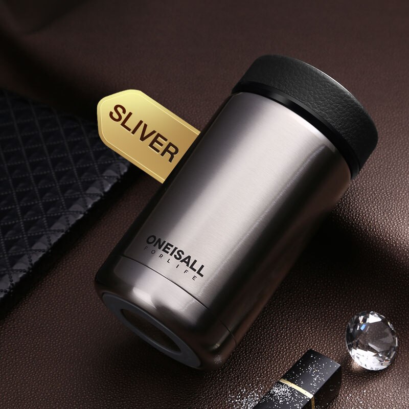 Termo kop rejse krus kaffe te isoleret stål termisk krus med te infuser flaske til vand kaffe te vakuum flaske tumbler: Flis