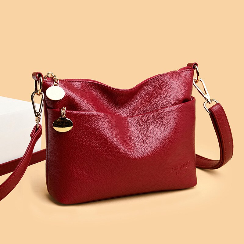 Grote Capaciteit Vrouwen Crossbody Tassen Luxe Handtassen Vrouwen Tassen Lederen Schoudertas Messenger Bags Sac A Main