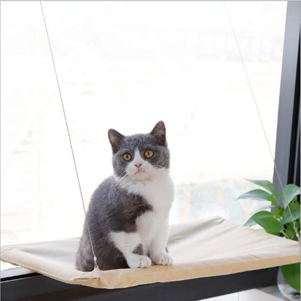 Hamac pour animaux domestiques | Siège monté sur fenêtre pour chat, ventouse de maison, tapis de lit suspendu, fournitures pour chats chaton, lit confortable pour chat et animal de compagnie