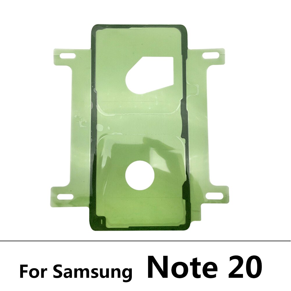 Powrót baterii naklejki klej klej do Samsung S7 krawędzi S8 S9 S10 S10E S20 uwaga 10 20 Plus Ultra wodoodporna tylna pokrywa naklejki: Note 20