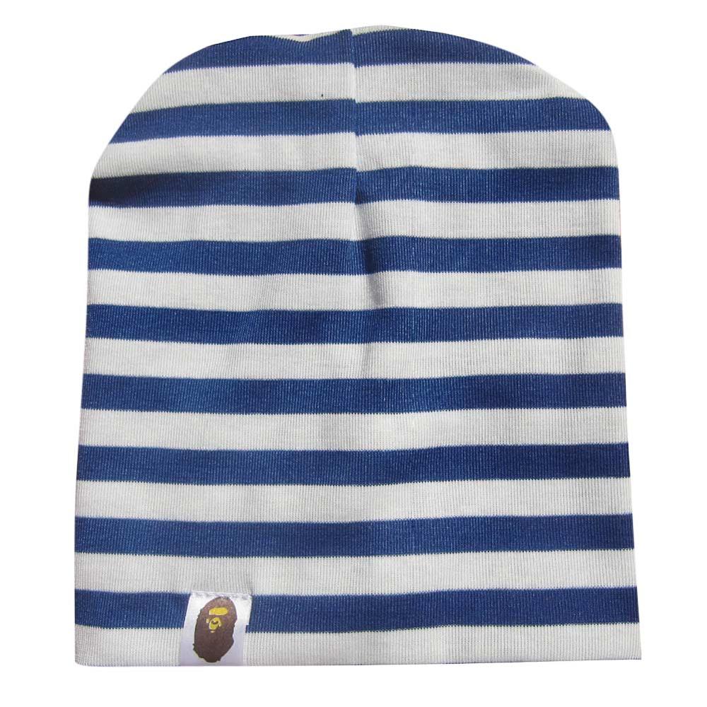 Hat nice camo print bomuld børn hat beanie tørklæde krave fjeder cap børn drenge piger beanies hatte sæt: Blå hat