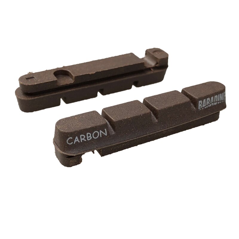 Baradine Road Bicycle Carbon Rim Braking Blocks Linear Pull Friction Wheel Brake Pads Detachable Cork Inserts Light Weight