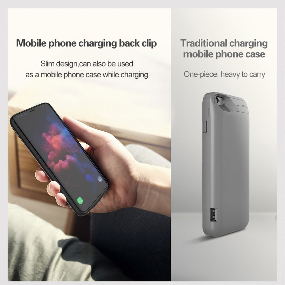 TOPZERO Batterie fallen Für Samsung Galaxis S8 S9 Hinweis 9 10 Plus tragbar Ladung Batterie Externe fallen Für Samsung Hinweis 9 Plus
