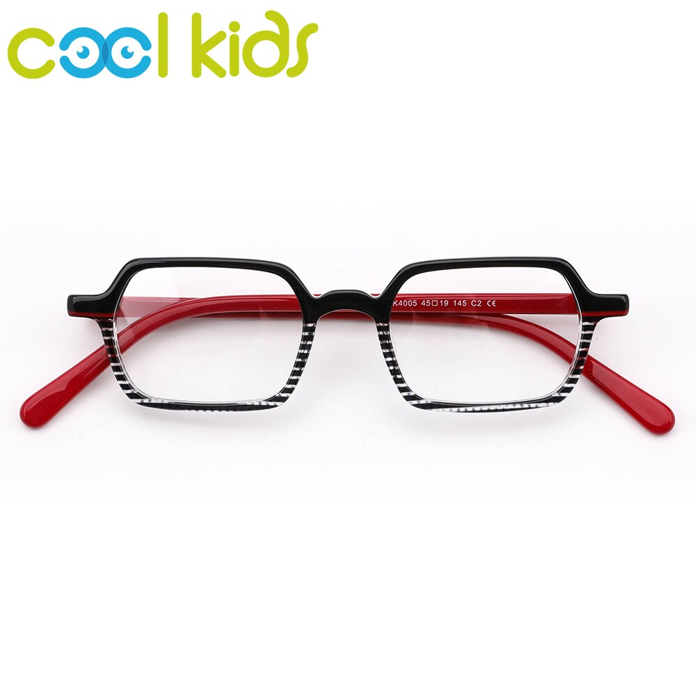 COOL KIDS Eyeglass Frame Optical Child Glass Frame amber Boy Girl Myopia/Reading Glasses Frame Kids Prescription Glasses Frames: WK4005C2