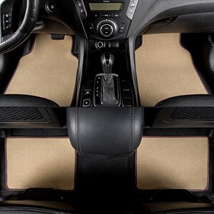 Kalaisike universal bil gulvmåtte til haval alle modeller  h3 h4 h1 h2 h6 h7 h5 h8 h9 m6 h2s h6 coupe bil styling biltilbehør: Beige