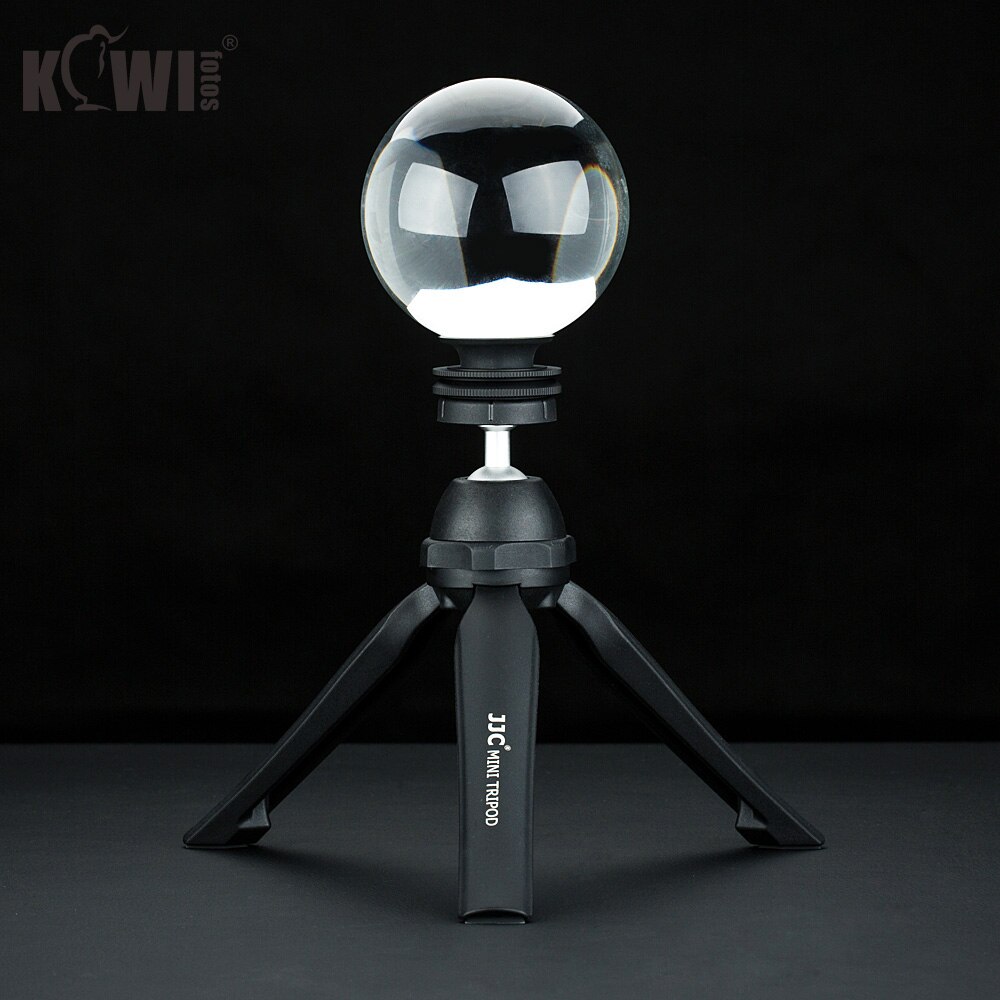 Kiwi 3.15&quot; / 80mm Photography Clear Glass Lens Crystal Ball With Removable 1/4&quot;-20 Female Rhread Stand Crystal Decorative Ball