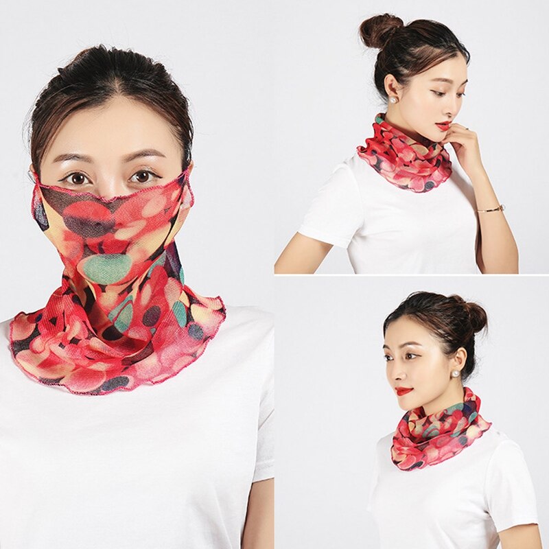 1Pc Christmas Santa Claus Snowman Pattern Kids Head Face Neck Gaiter Tube Bandana Scarf Outdoor Sports Cycling Hiking Scarf