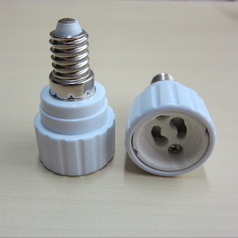 6 stks E14-GU10 lamphouder converters, E14 naar GU10 Lamp AdapterLED verlengen base Light Lamp Socket Adapter,