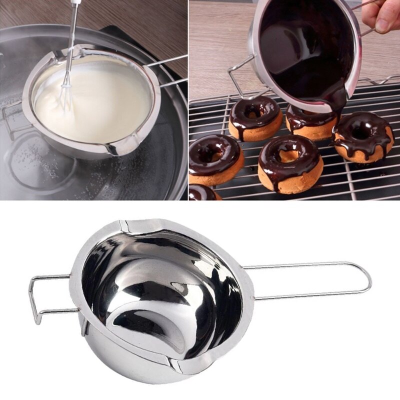Melk Pot Melk Pan 2LCooking Pot Dubbele Boiler Dubbelwandige Boter Smelten Custard Chocolade Pan Non Stick