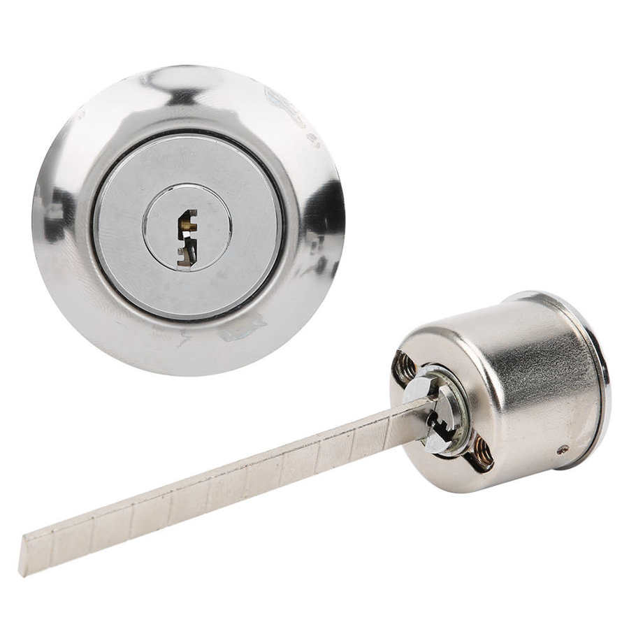 C Level Mechanical Lock Cylinder Anti Drill Anti Prying Security Accessory With 5 Keys for Iron/Wooden Door