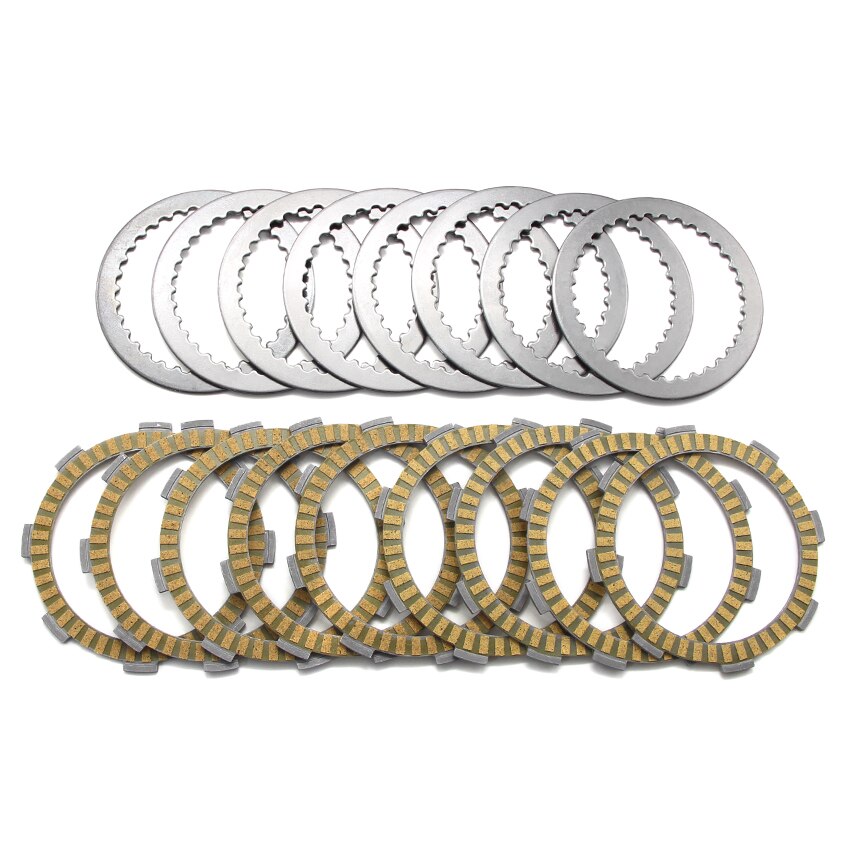 Clutch Friction Plates Steel Plate Disc Springs For Honda Motorcycle RVF400 NC35 1994 1955 1996 OEM:22321-KE7-000 22201-MR8-000