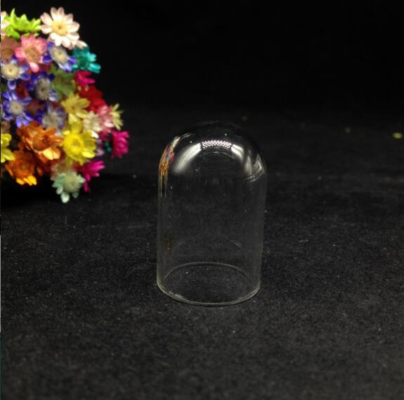 10pcs 30*20mm Transparent bell jar shape glass cover globe glass wish bottle necklace pendant glass vial diy container accessory