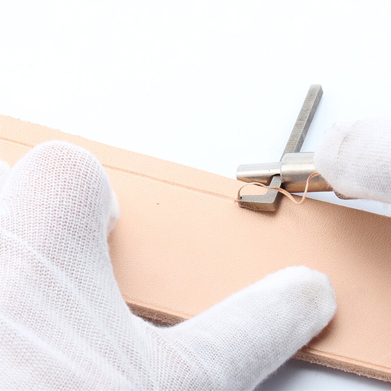 LMDZ Adjustable Leather Edge Stitching Groover Craft Tool Edge Stitching Groover Leather Craft Groove