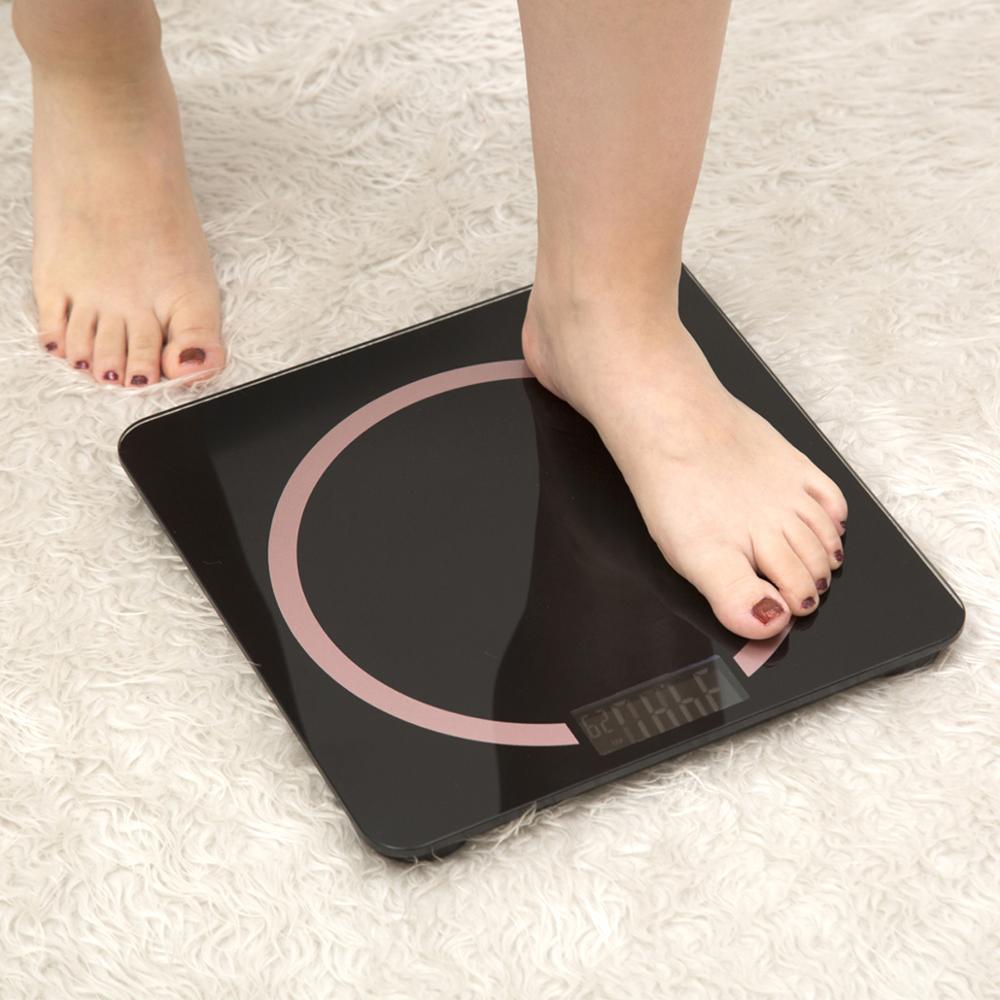 Electronic Scales Bathroom Floor Scales For People Weighing Toughened Glass Body Scale LED Digital