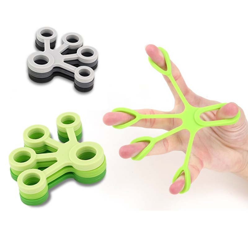 Silikone finger pull træner hånd modstand med finger puller silikone finger force træningsudstyr skadesrehabiliteringsudstyr