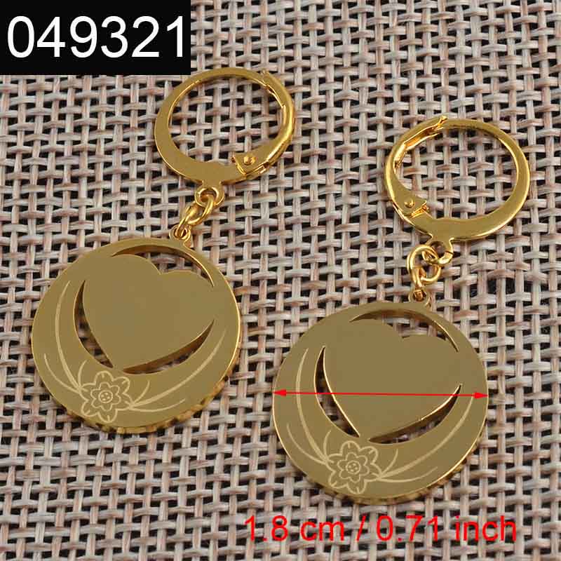 Anniyo Orecchini colore oro per donne Ragazze Orecchini Kiribati Nuova Zelanda Australia Gioielli Marshall Micronesia # 048221: Rame antico placcato