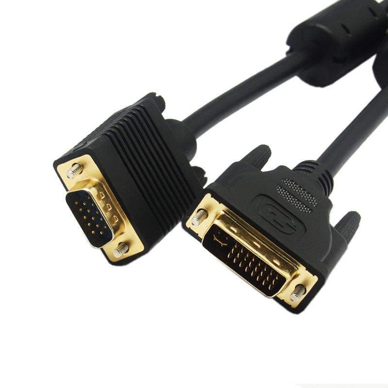 DVI 24+5 to VGA Cable Adapter DVI Male to VGA Male Converter Digital Video Cable DVI VGA cable PC Monitor HDTV Projector