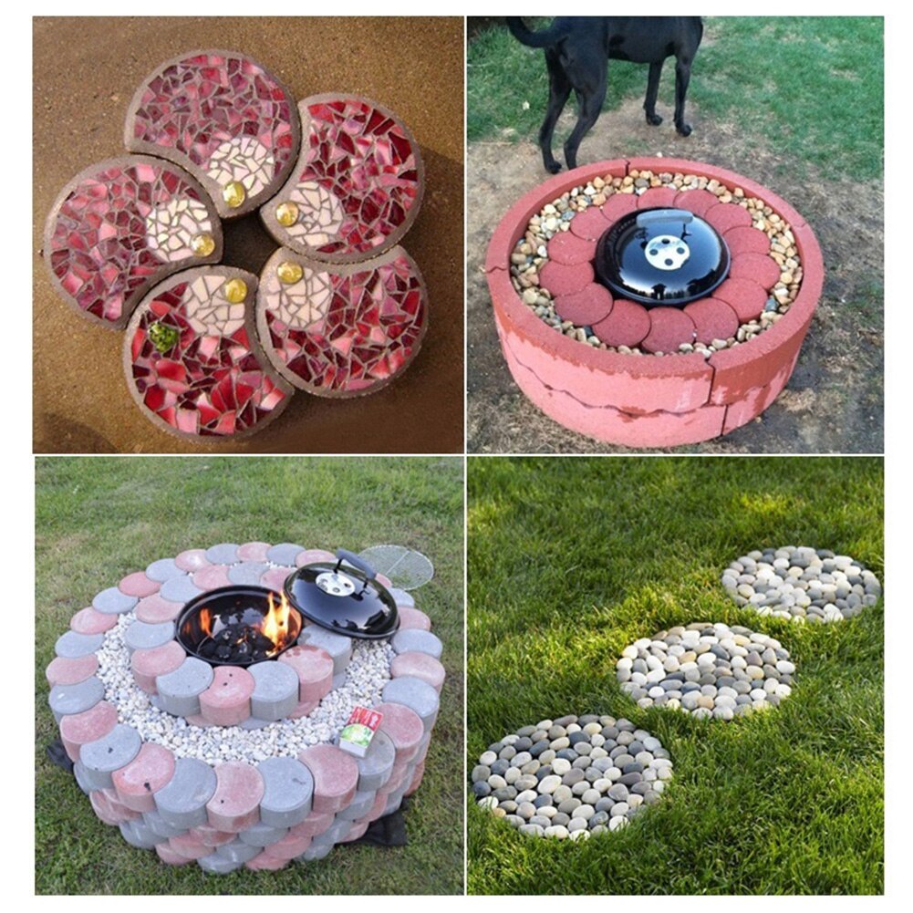 Tuin Bestrating Mal Tuin Lopen Bestrating Beton Mould Diy Handmatig Bestrating Cement Baksteen Stone Road Beton Mallen Path Mate