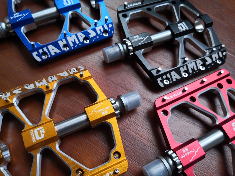 Ultralätt dh mtb bmx 3 -lager plattform cykelpedal aluminiumlegering landsvägscykelpedaler 4 färger tillgängliga
