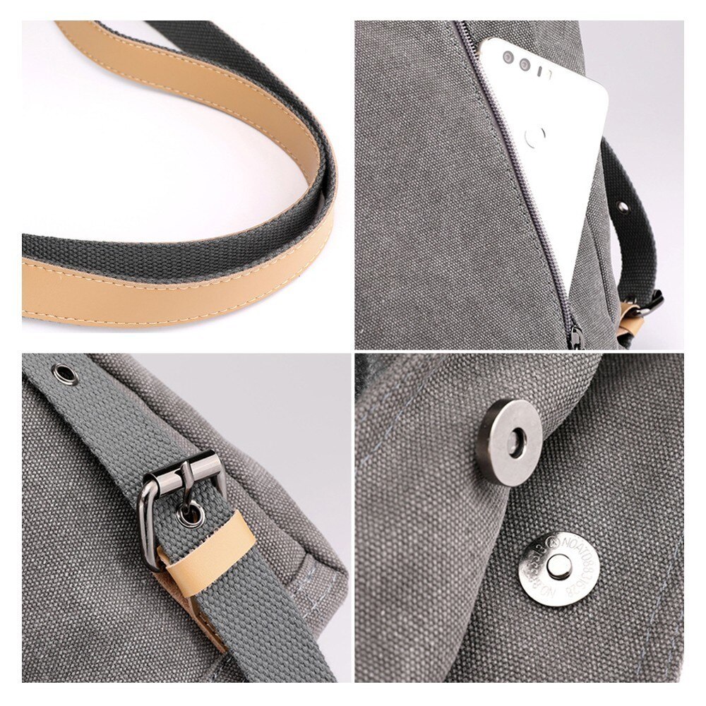 Canvas tas dames handtassen crossbody tas over de schouder vrijetijdstassen grote reistassen tassen voor dames