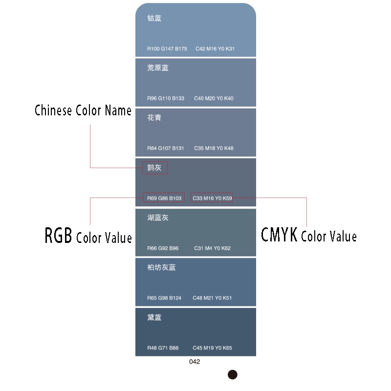 Chinese Paper Card CMYK Color Card Traditional Col... – Vicedeal