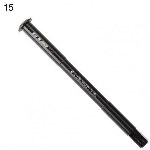 Practical Rear Tube Shaft Solid Rear Tube Axle 360 Degrees Rotation Durable Bike Quick Release Rear Thru Axle: 15