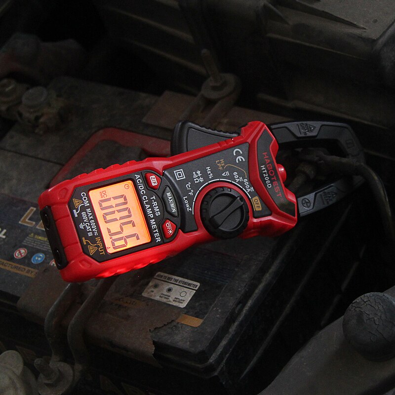 Stroomtang Meter Digitale Multimeter Habotest Serie Amp Meter Hoge Precisie 600V Ac Dc True Rms Spanning Stroom Tester